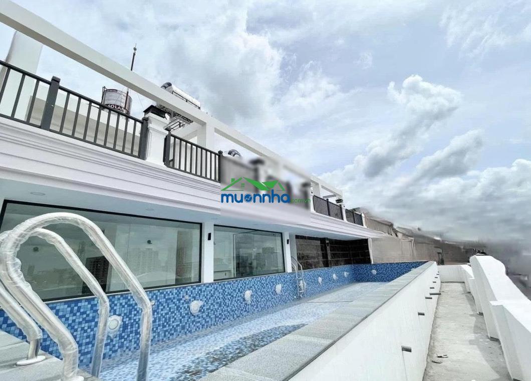 36 tỷ - chdv - điện biên phủ - ngang 18.2m - cn 269.3m2 - 23 phòng - có hồ bơi - cạnh trường đh - 3