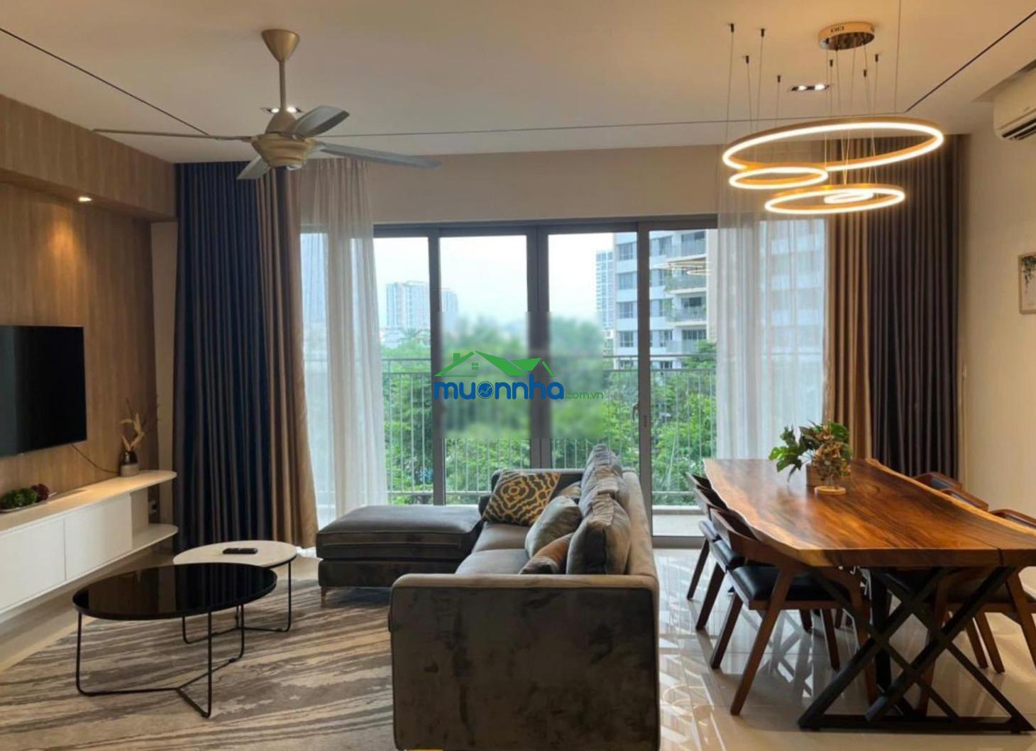 Chuyên cho thuê căn hộ 2 pn 80 m2 tại palm heights, giá 15 triệu vnd