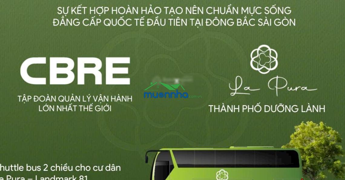 Căn hộ la pura loại 2 phòng ngủ diện tích 65m2 bàn giao full nội thất cao cấp xách vali vào ở ngay