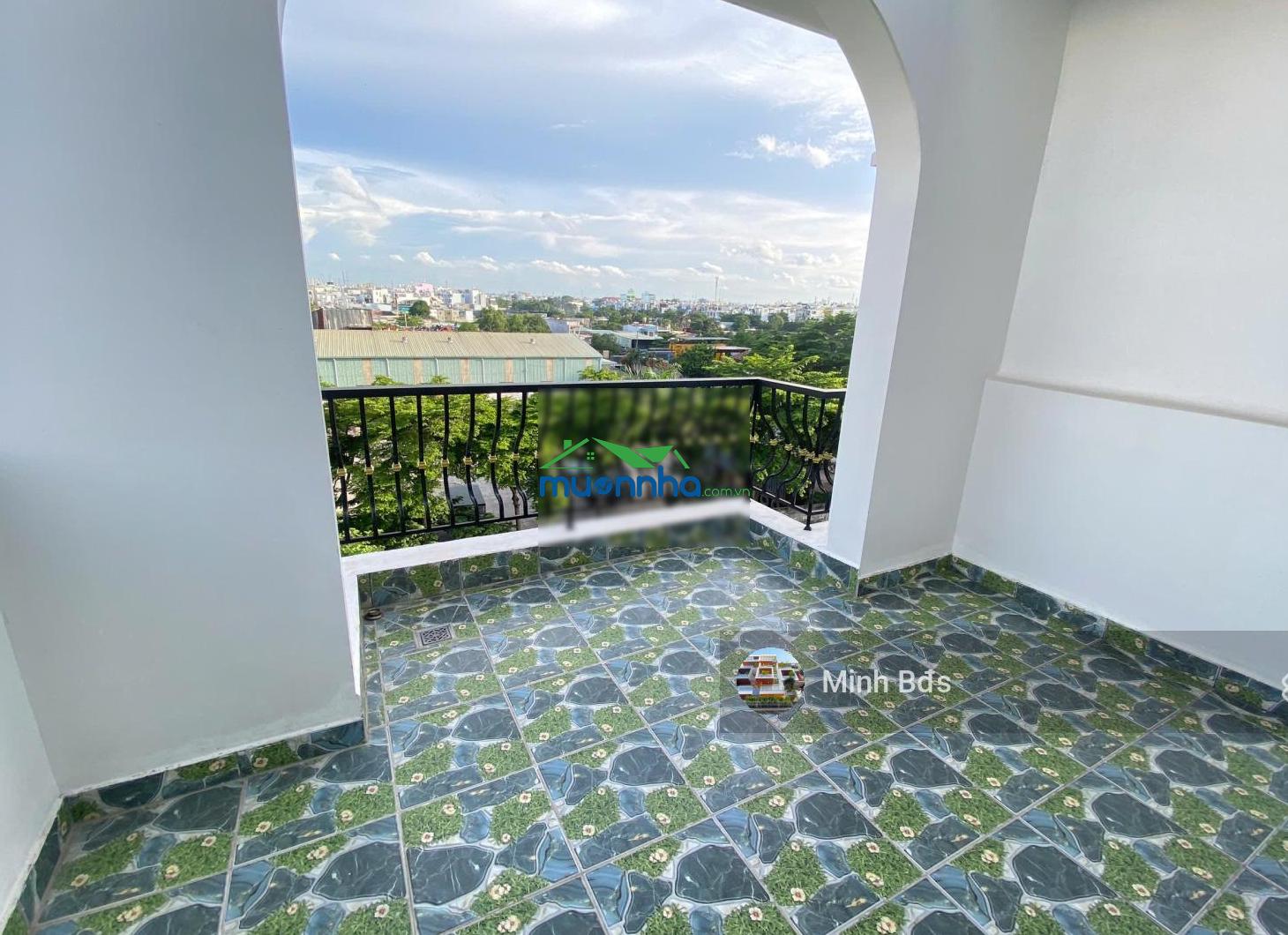 Nhà mới 4,5 tấm, 4x14m đường nhựa 8m thông thoáng đồng bộ cao cấp khu tái định cư đường số 1 - 4