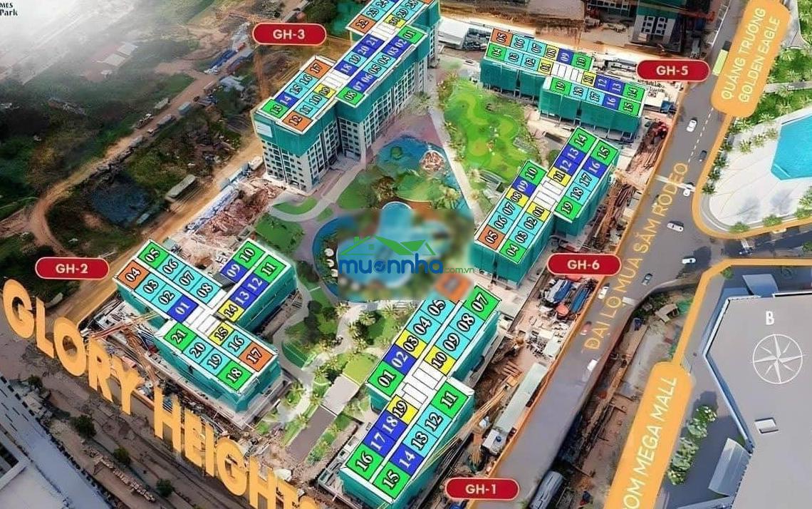 Glory heights kề vincom giá 2pn 67m2 3,1 tỷ - 4