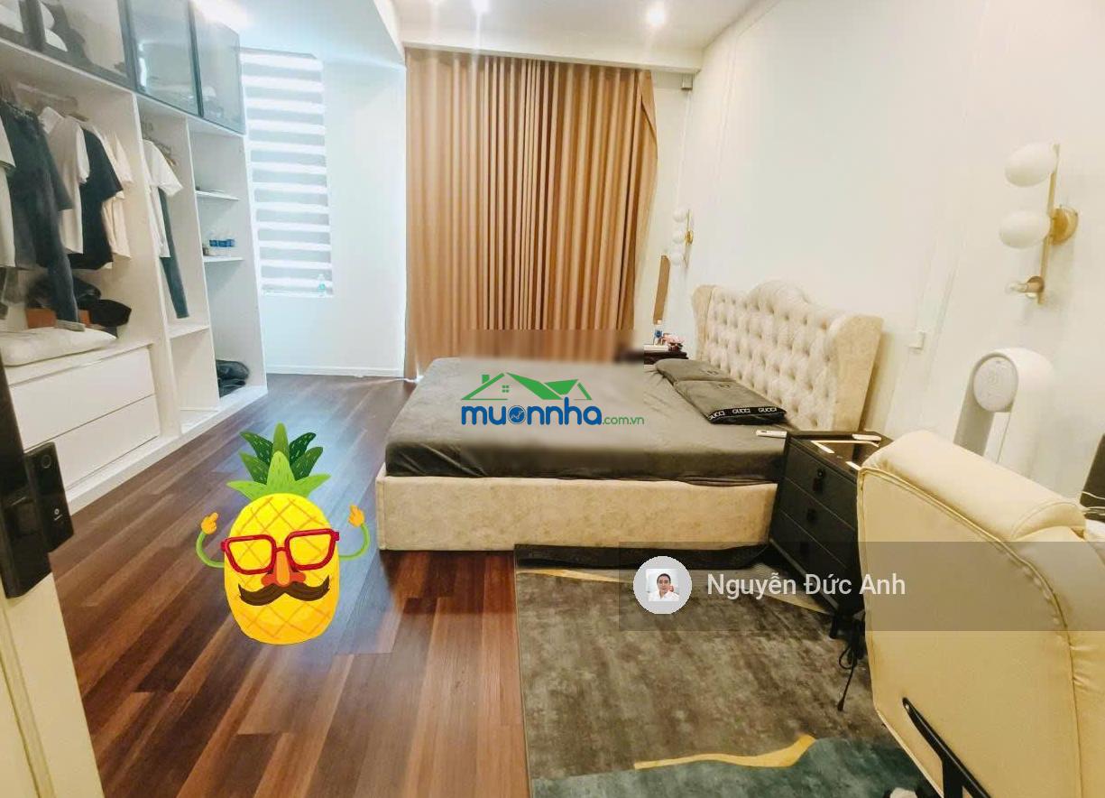 Bán nhà 77m2(4.5*17) chủ xây thiết kế sang trọng 4tầng 4pn 5wc nội thất xịn, gần emart phan huy ích