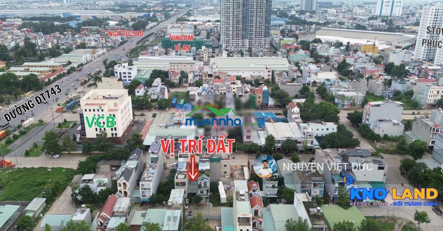 Bán gấp đất ngang 5x15m ngay khu vincom dĩ an kế bên kcn sóng thần thủ đức