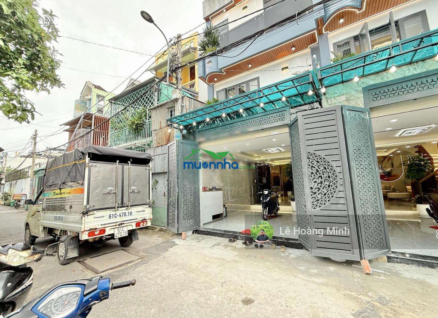 Siêu phẩm 4 tầng, full nội thất hẻm nhựa 6m thông đường tân chánh hiệp 10