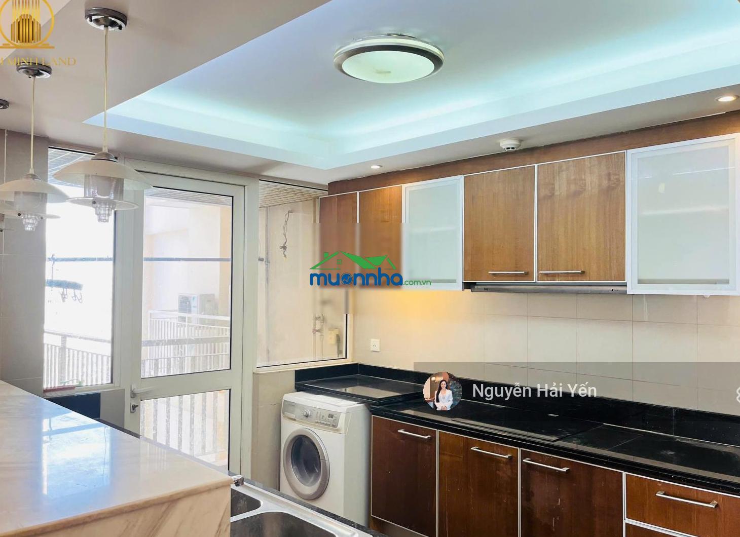 Hải yến nam minh land - cho thuê căn hộ saigon pearl 3 phòng ngủ 135m2, tầng cao, view sông giá tốt