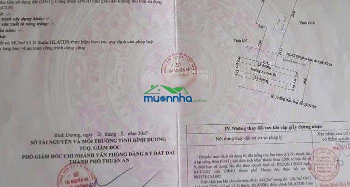 Chủ kẹt bán đất mặt tiền 542m2 an sơn 1 đường nhựa 12m gần cảng an sơn giá chỉ 6,5 tỷ