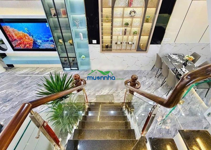 Giá tốt nhất khu vực! hxh 6m 1/ bùi quang là p12 gò vấp, 4 tầng 5x12m full nội thất đẹp, chỉ 8.3 tỷ - 2