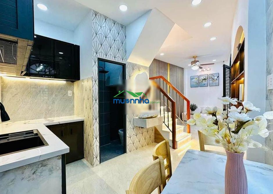 Nhà hẻm xe hơi nguyên hồng giá 5tỷ080-sổ hồng riêng 44,3m2 thuê 10tr gần đh văn lang cơ sở 2, shr - 2