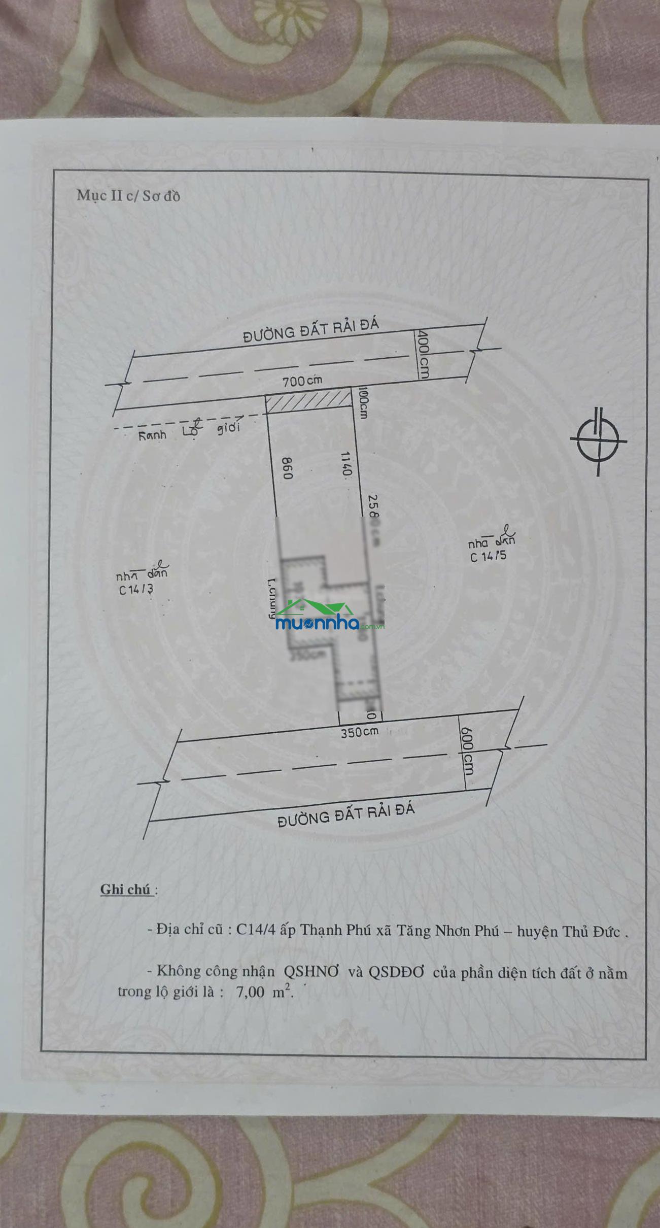 Mt đường c14 ra lê văn việt, quận 9 gần trường gtvt 7x22m tiện xây căn hộ dịch vụ - 3
