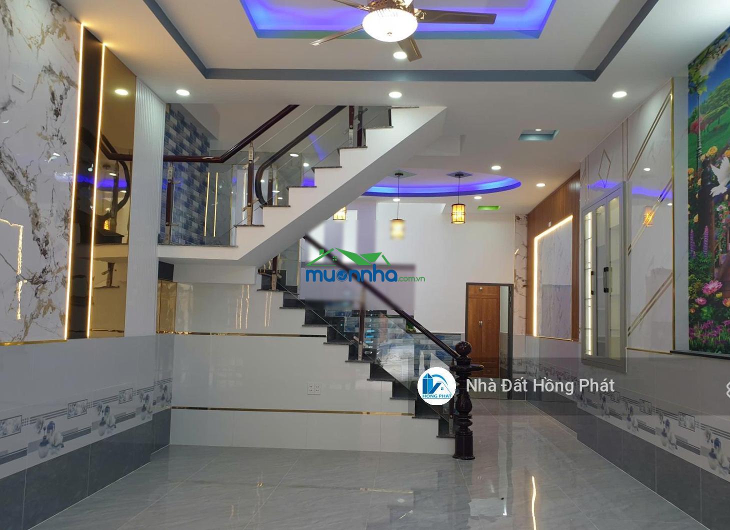 Nhà đẹp 5m*18m, 2 lầu (5pn) đường nhựa 8m, gần chợ đại hải - hóc môn