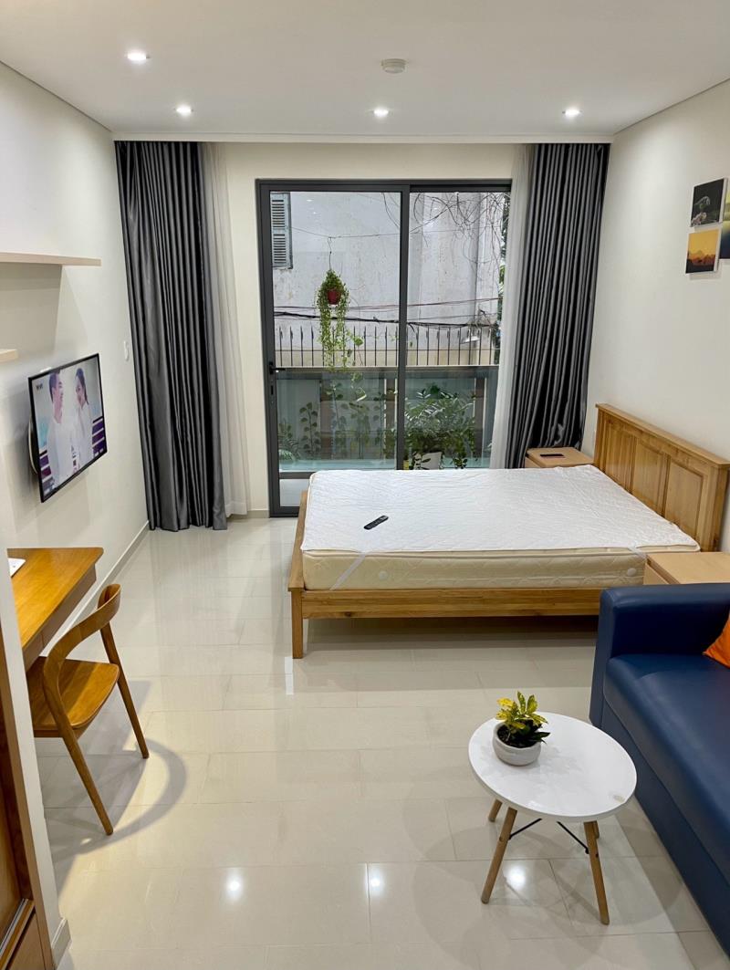 Căn hộ - homestays - 40m2 ban công full nội thất - trần đình xu quận 1