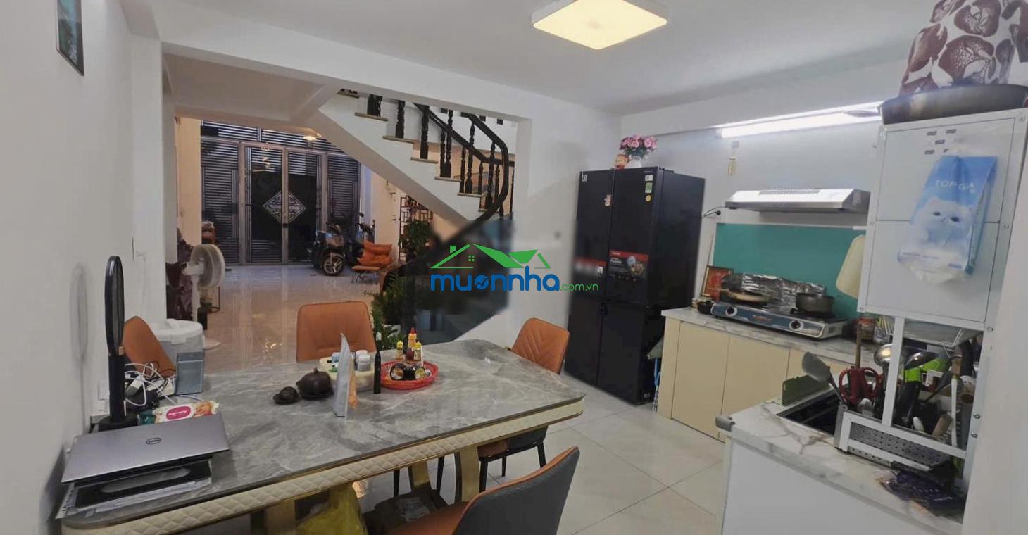 Hẻm 5m 1 sẹc đường 1c - 4x14m, 3 tấm đúc kiên cố - hoàn công sổ mới đầy đủ - hỗ trợ vay bank - 3