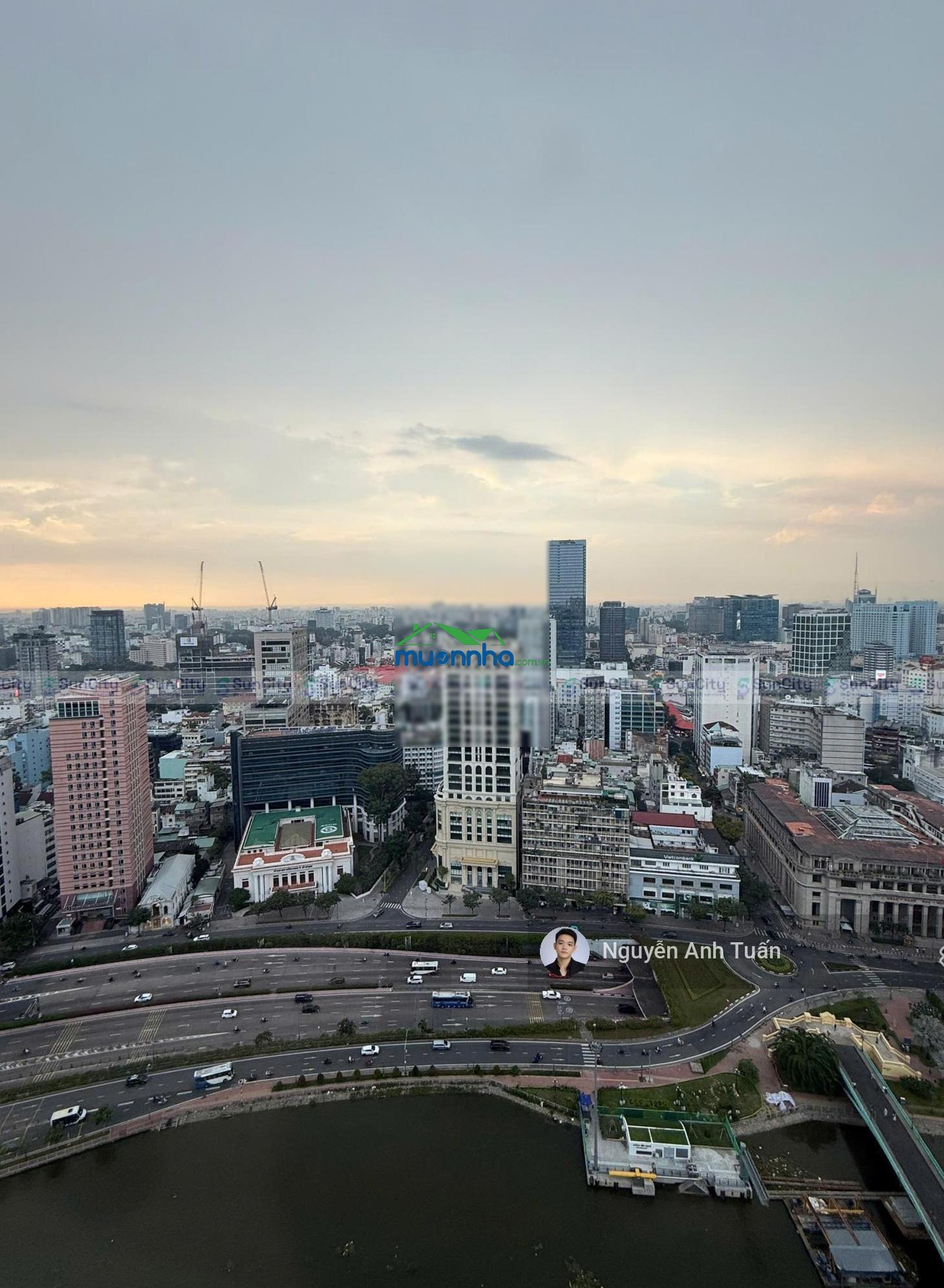 Cho thuê căn hộ 2pn, 88m2, saigon royal residence, quận 4 - tầng cao, view sông,pháo hoa toàn cảnh - 2