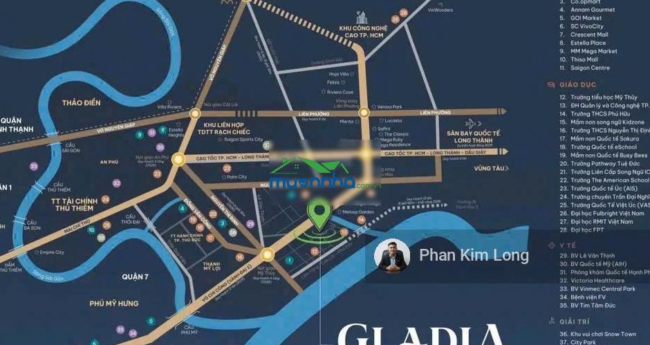 Nhà phố biệt thự tại the gladia khang điền tại quận 2 tp.hcm, 400m2, 4pn, 4wc - 2