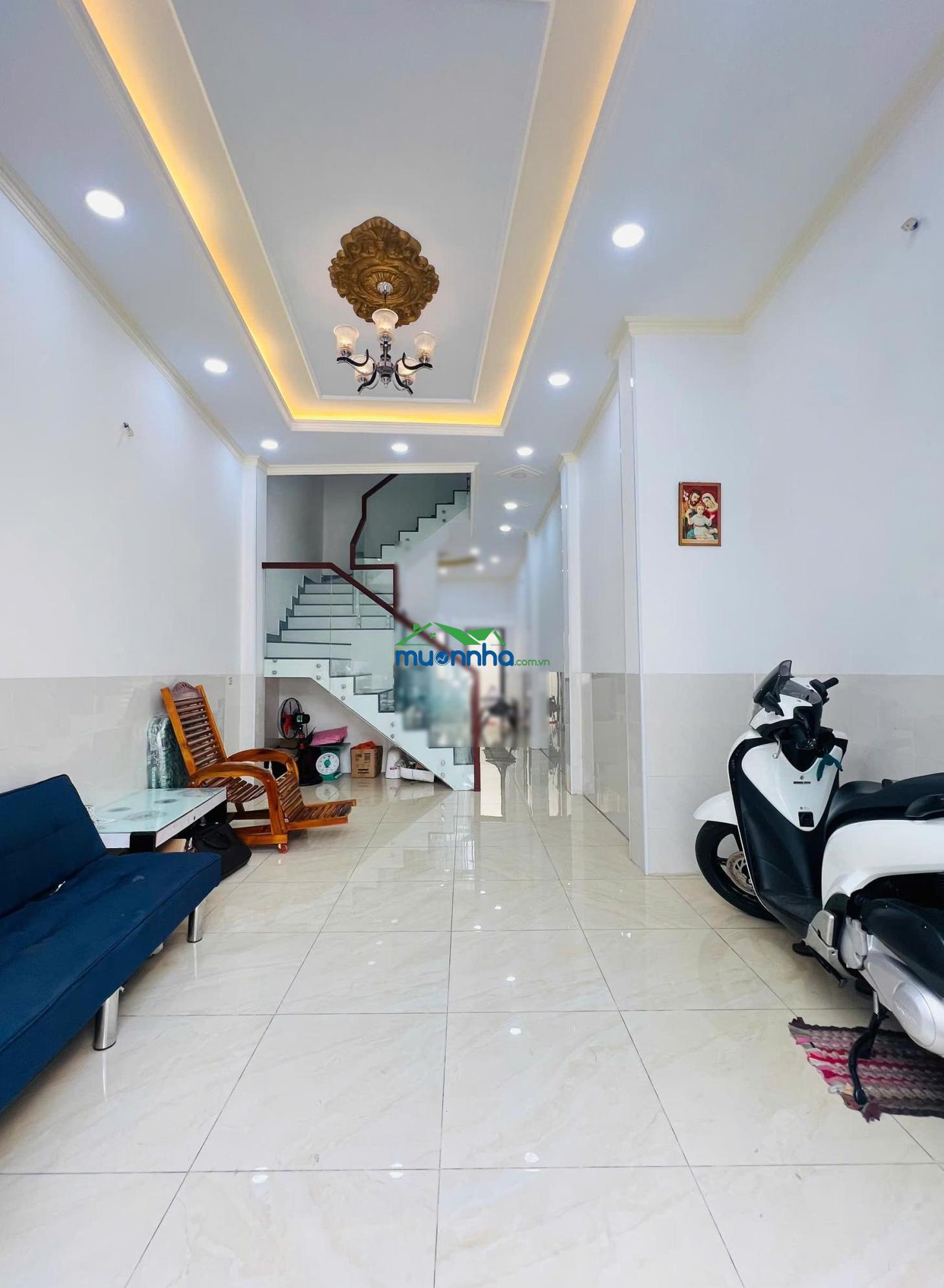 Nhà mới 4 tầng btct hậu giang quận 6, cách mặt tiền 10m, căn góc, 55.8m², 4pn, tiện ở ngay, 6.5 tỷ - 2