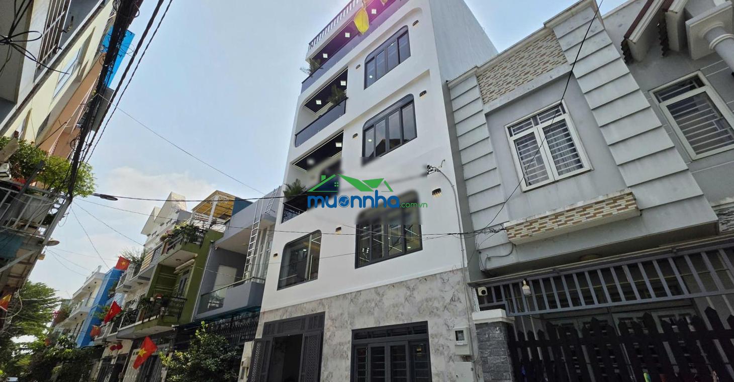 Nhà phố 4 tầng ngang 7m thang máy kdc công viên tl37 an phú đông - 7.7 tỷ