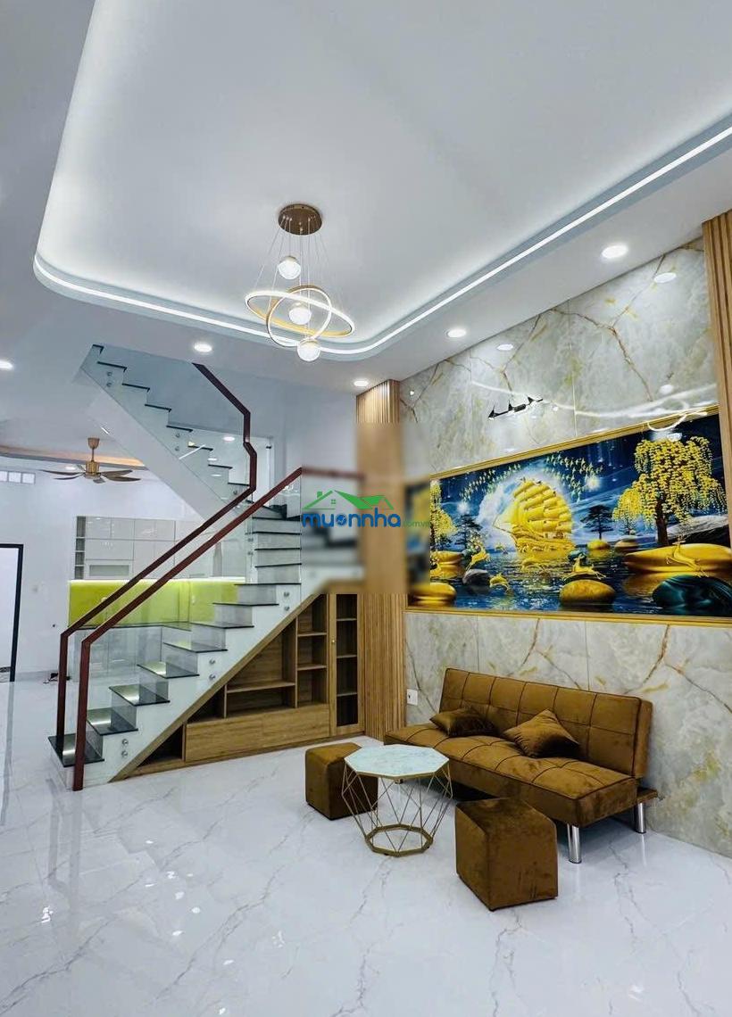 Nhà hẻm xe tải chiến lược kế khu tên lửa, 4x18m, 1 trệt 1 lầu, nhà mới, nt cao cấp, giá tốt 6.2 tỷ