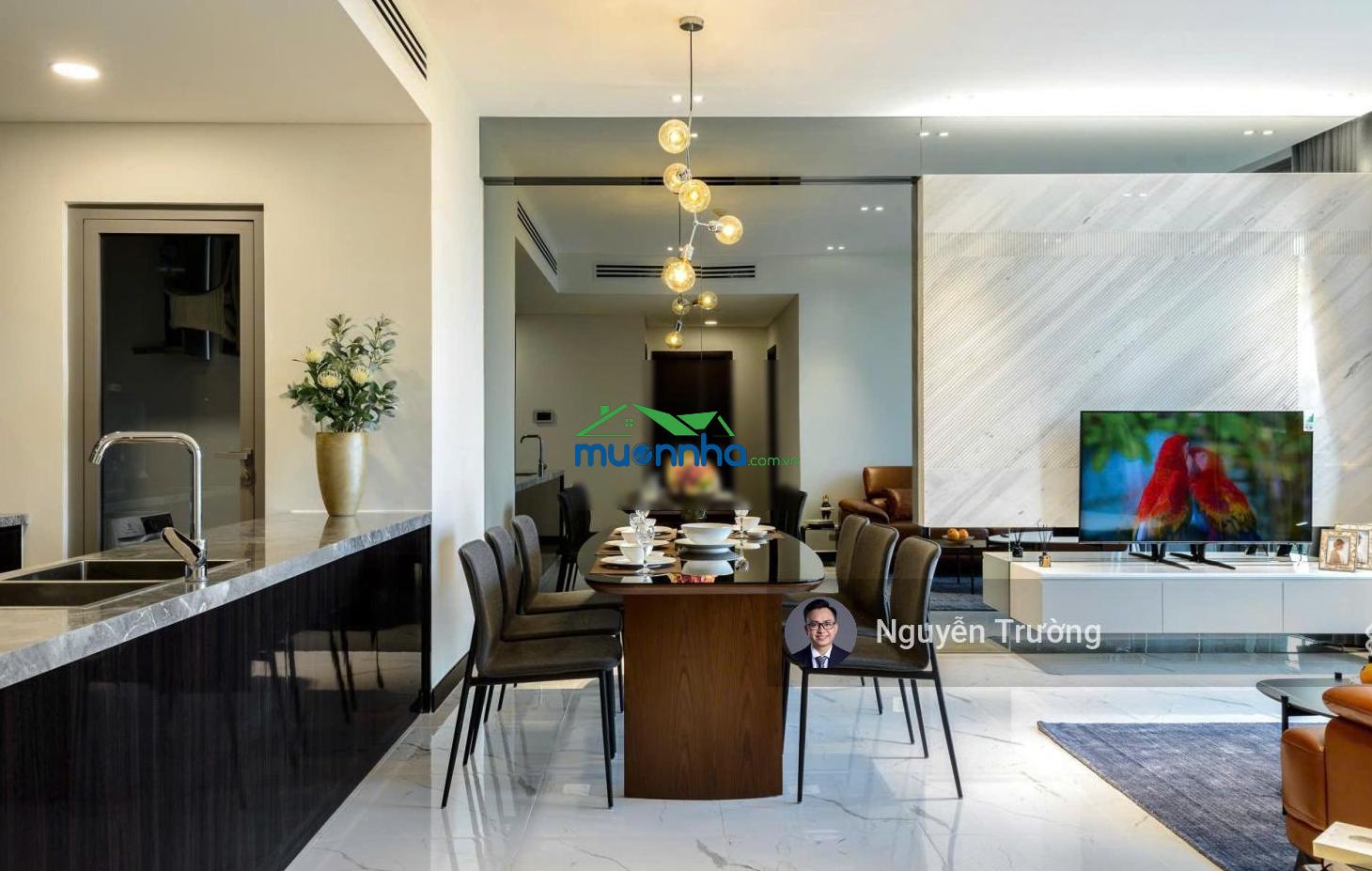 Căn hộ 2pn - 96m2 cùng nội thất decor siêu đẹp, căn góc thoáng mát. giá thuê chỉ 44 triệu