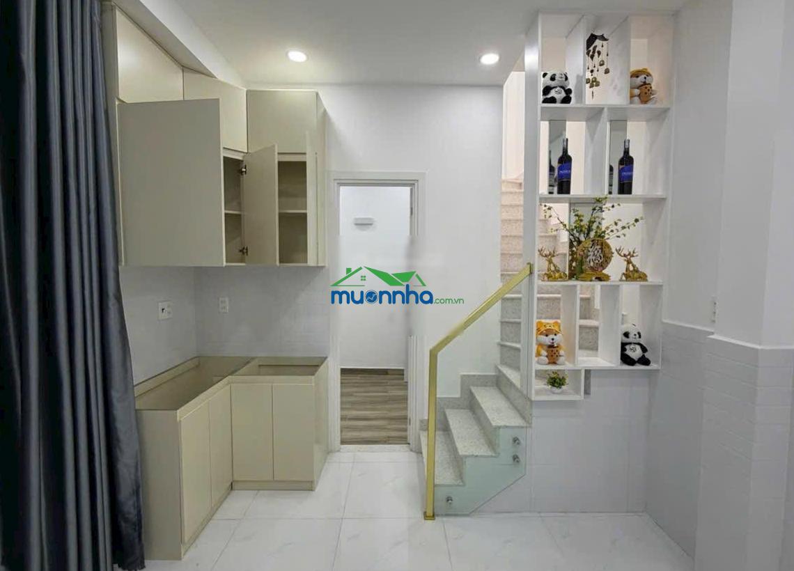 Nhà đường hồng lạc, 3.5x5.6m, xây mới full nội thất 2pn 2wc, giá 3.49 tỷ tl