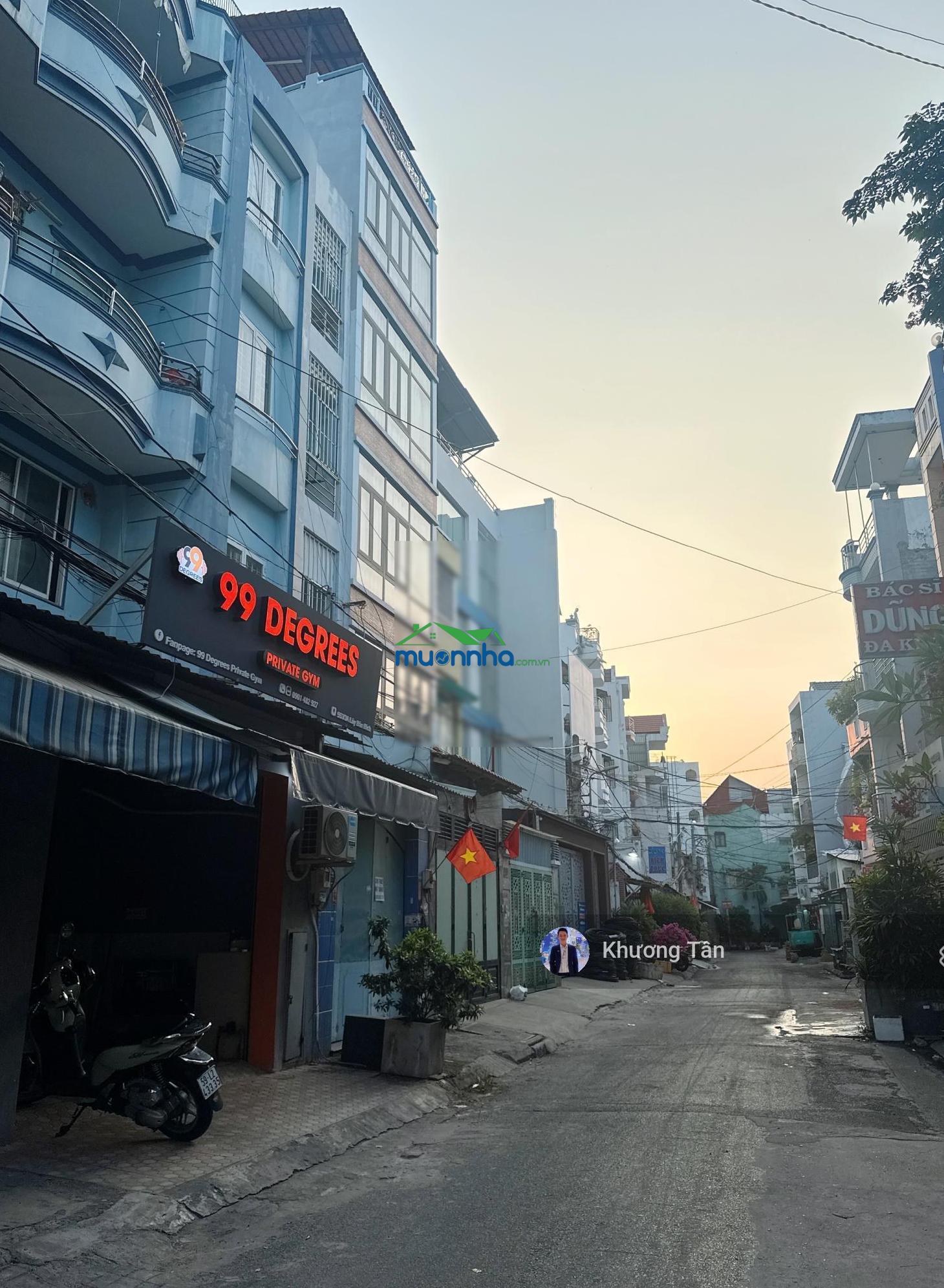 Giảm giá bán gấp: nhà hẻm rộng 8m có lề đường luỹ bán bích 8x20m vuông, đúc 4 tầng btct (600m2 sàn) - 2