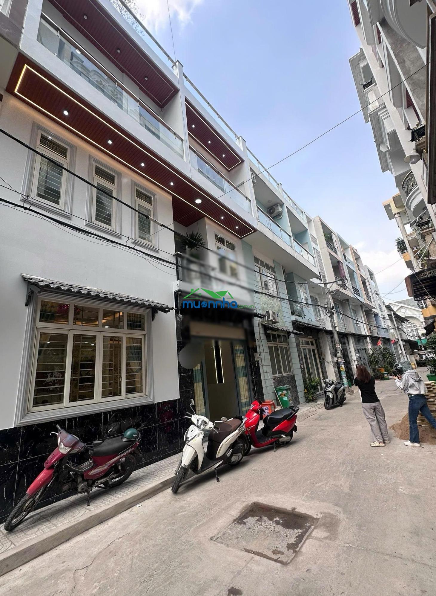 Bán nhà 4 tầng ngay chợ bình thành, giáp tân phú, ngang lớn 8m, hẻm xe hơi chỉ nhỉnh 5 tỷ - 3