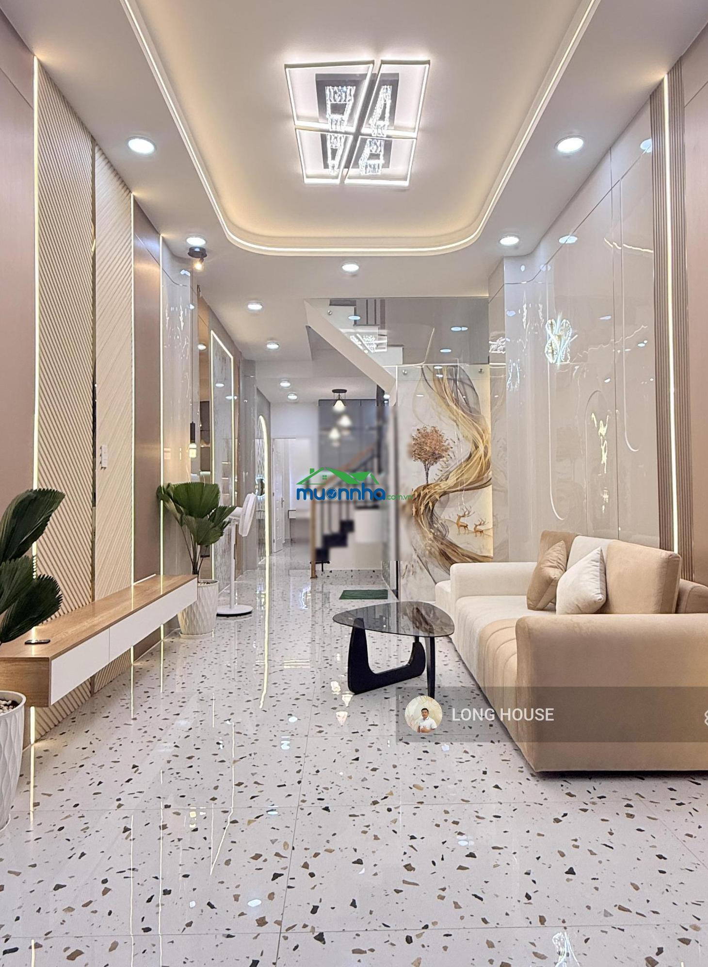 Nhà đẹp 3 tầng 45m2, 4 phòng ngủ - ngay ngã tư phú nhuận - 2