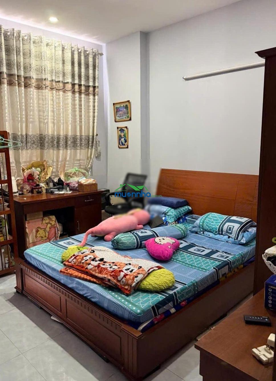 Nhà hxh phan văn trị, gv. gần siêu thị emart. 4m x 14m. cn 53m². 2 lầu + st. 7,5 tỷ tl - 3