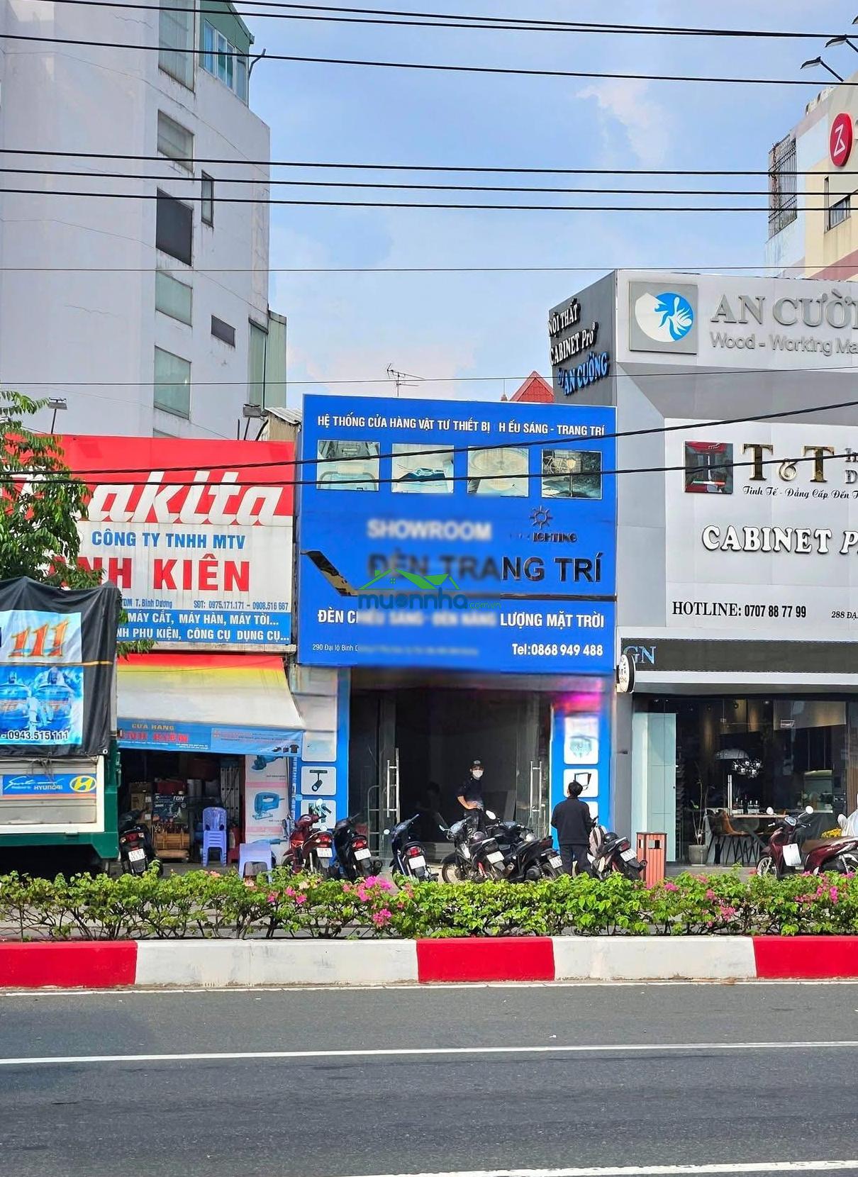 Cho thuê mặt bằng đại lộ bình dương, phú hoà, thủ dầu một - vị trí phố ngân hàng, kinh doanh