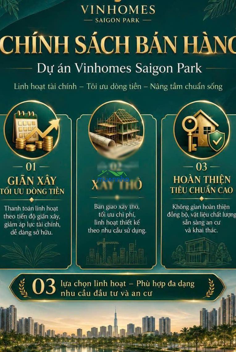 Bán dự án vinhomes sai gon park hóc môn giá tốt đầu tư - 2