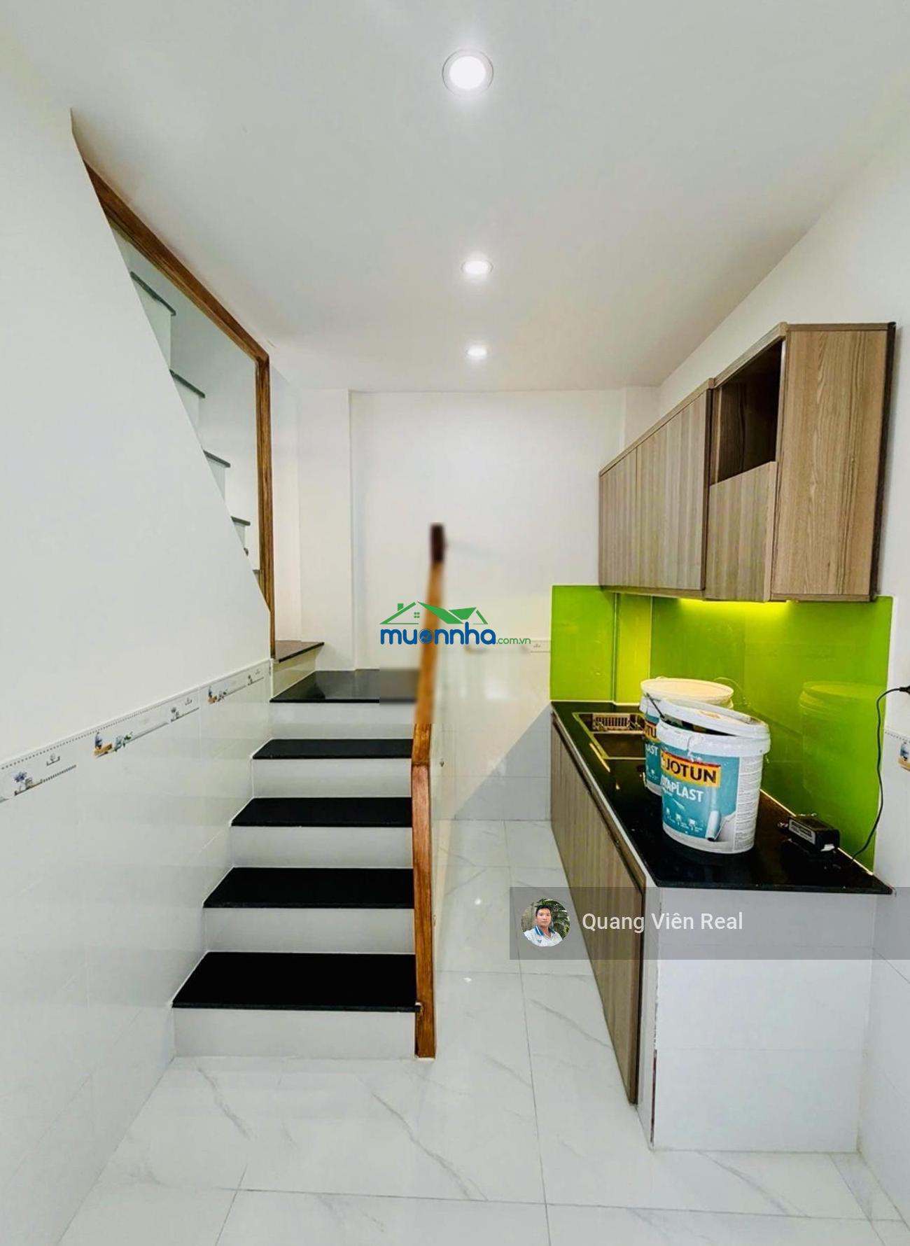 Nhà mới lô góc 2 mặt hẻm xe hơi thông - gần mt nguyễn thái sơn - chỉ nhỉnh 4 tỷ - 2