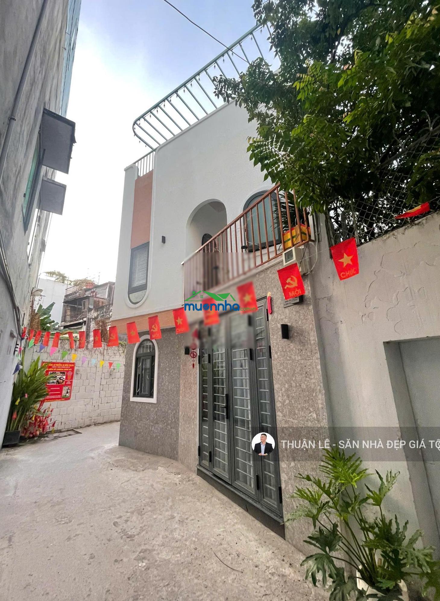 Bán nhà hẻm 74 đường quốc lộ 13 thông đường xvnt, bình thạnh (5,22m x 10m) 2tầng+4pn. giá chỉ 7,2tỷ