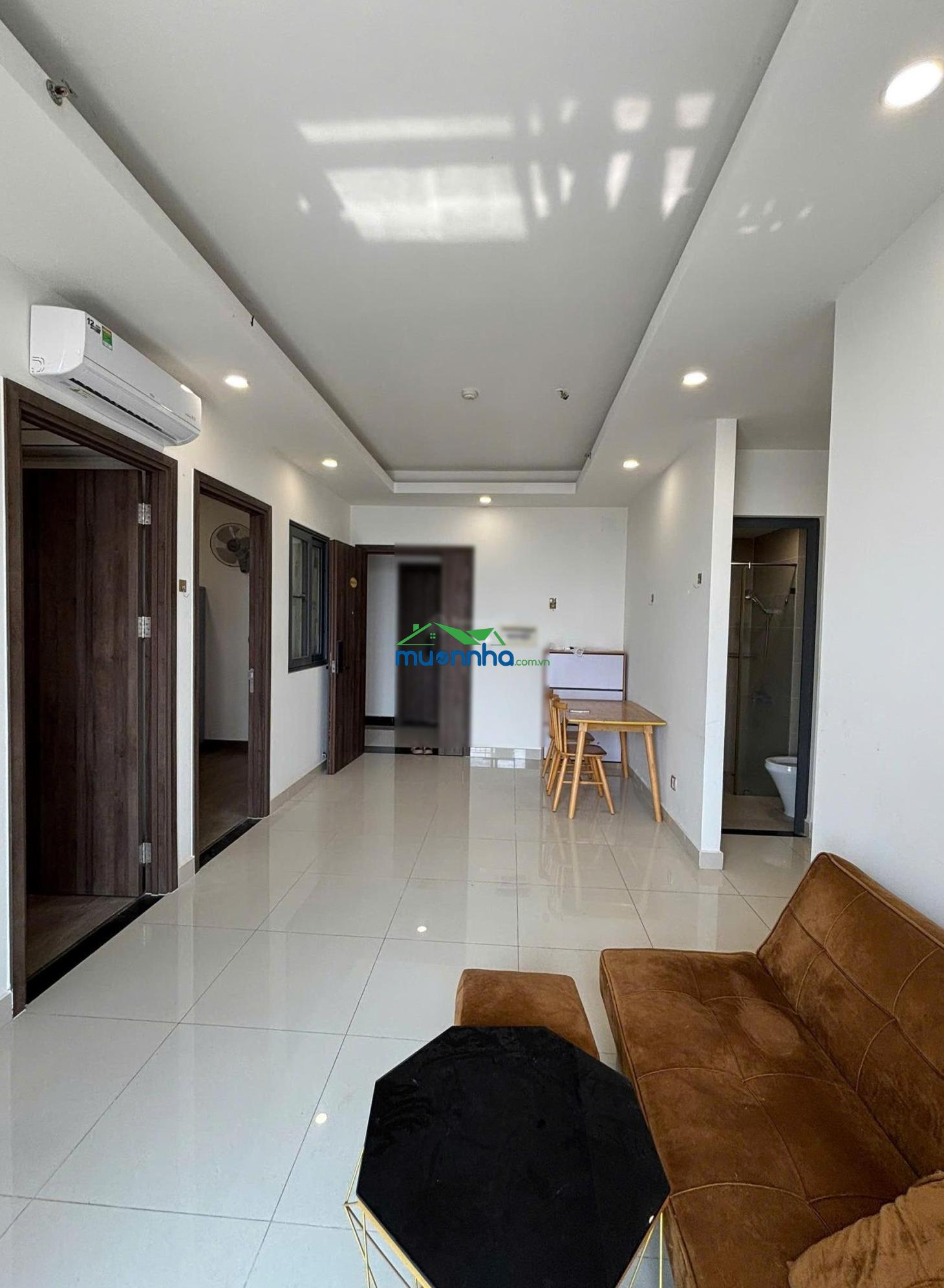 Cho thuê cc q7 boulevard, 2pn1wc, 57m2 full nt 13tr/th, ở liền được