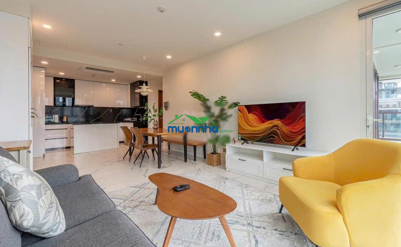 Cho thuê căn hộ 3pn the galleria - metropole view sông cầu bason, full nội thất 75 triệu