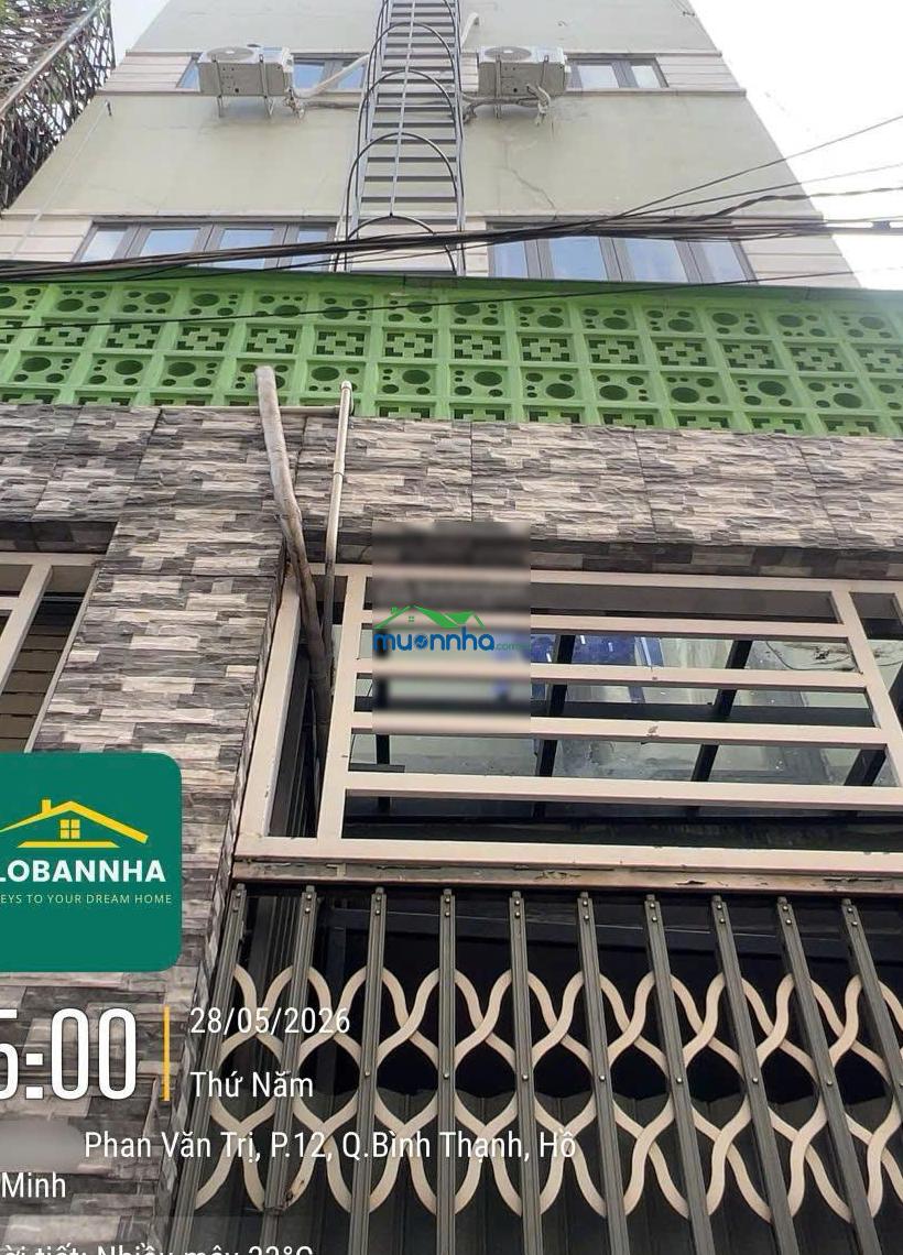 Bán chdv 6 tầng có hầm phan văn trị, thu 50tr/tháng giá 9,7 tỷ - 4
