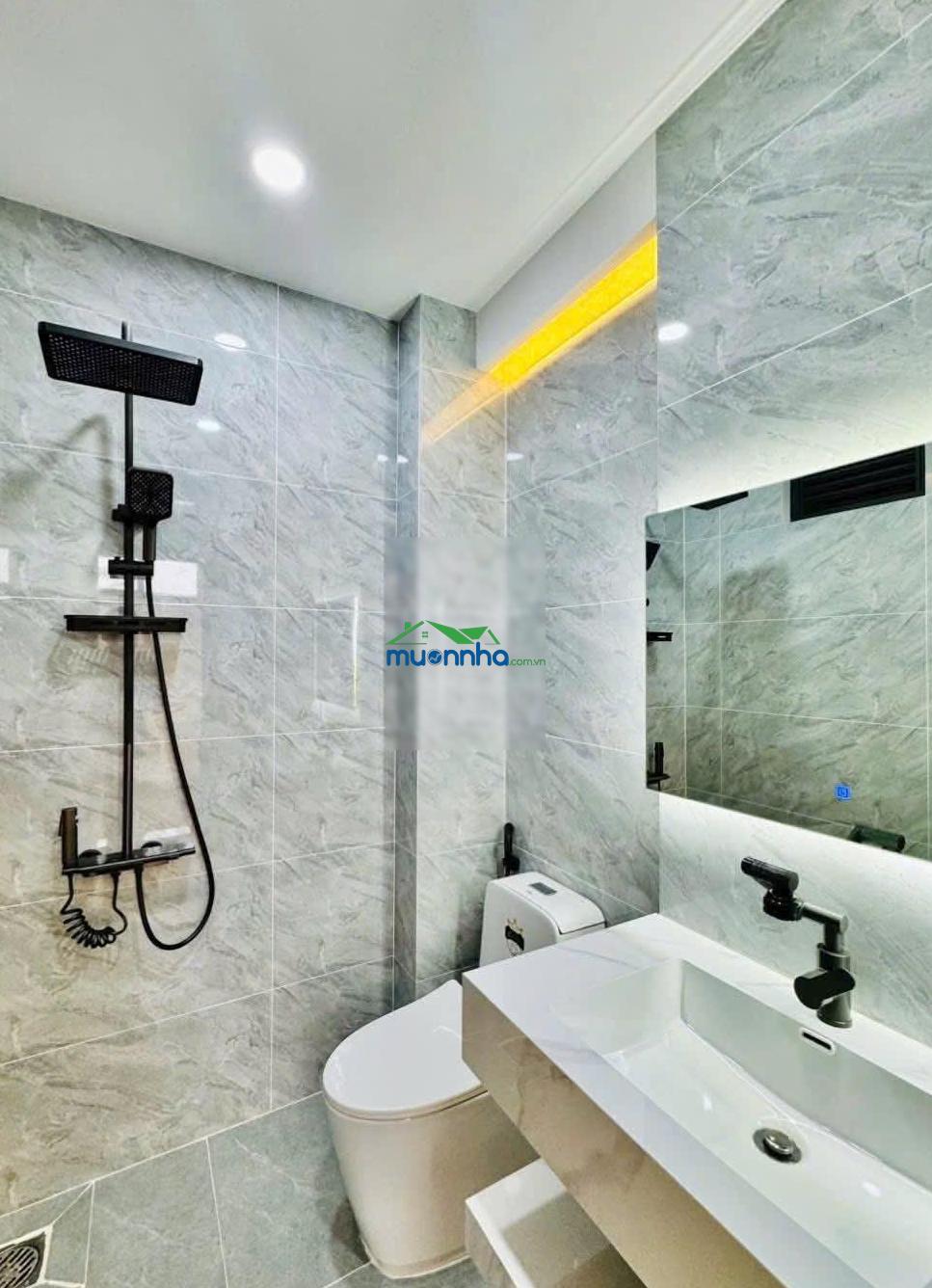 Bán nhà 52m2 lê lai, gò vấp xây 4 tầng. gần bệnh viện 175 hẻm 6m, cho thuê 12tr/tháng