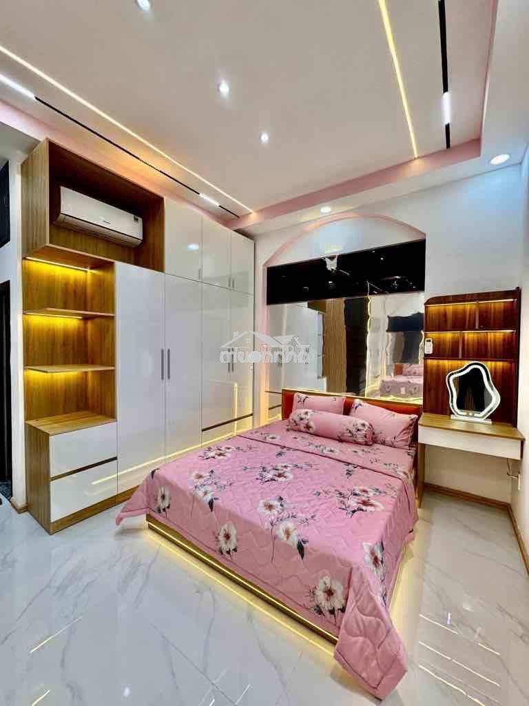 Nhà mới full nội thất - phan huy ích - hẻm xe hơi 5m - 4x18 - 3 tầng