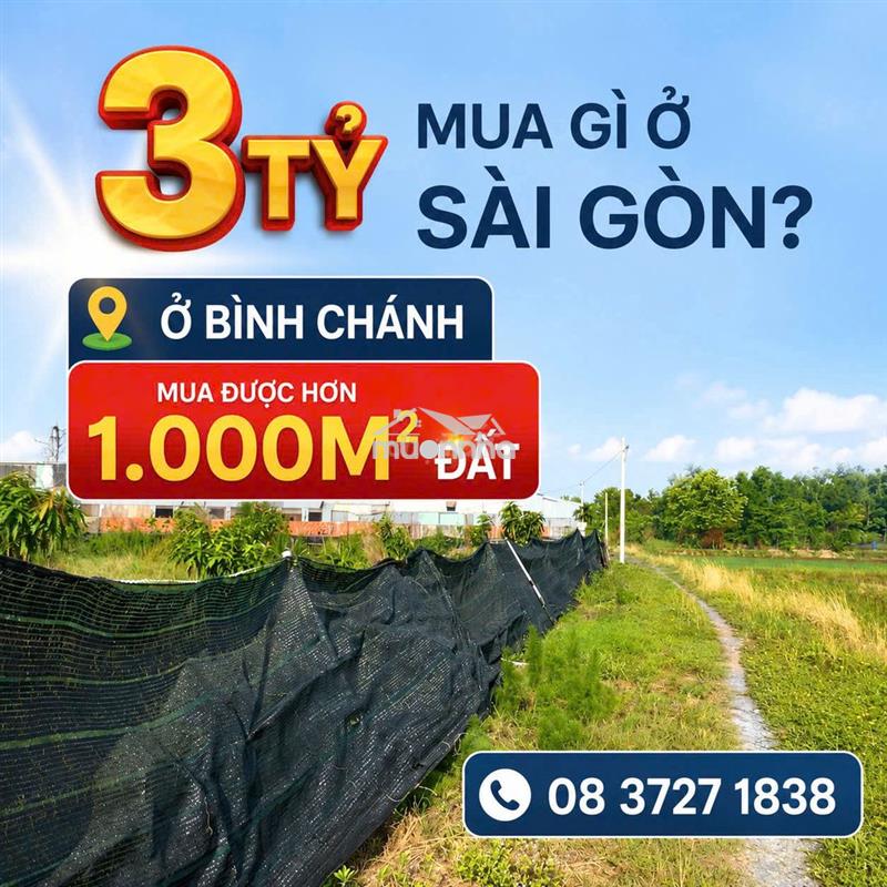 Bình chánh 3tr/m2 không đi xem?