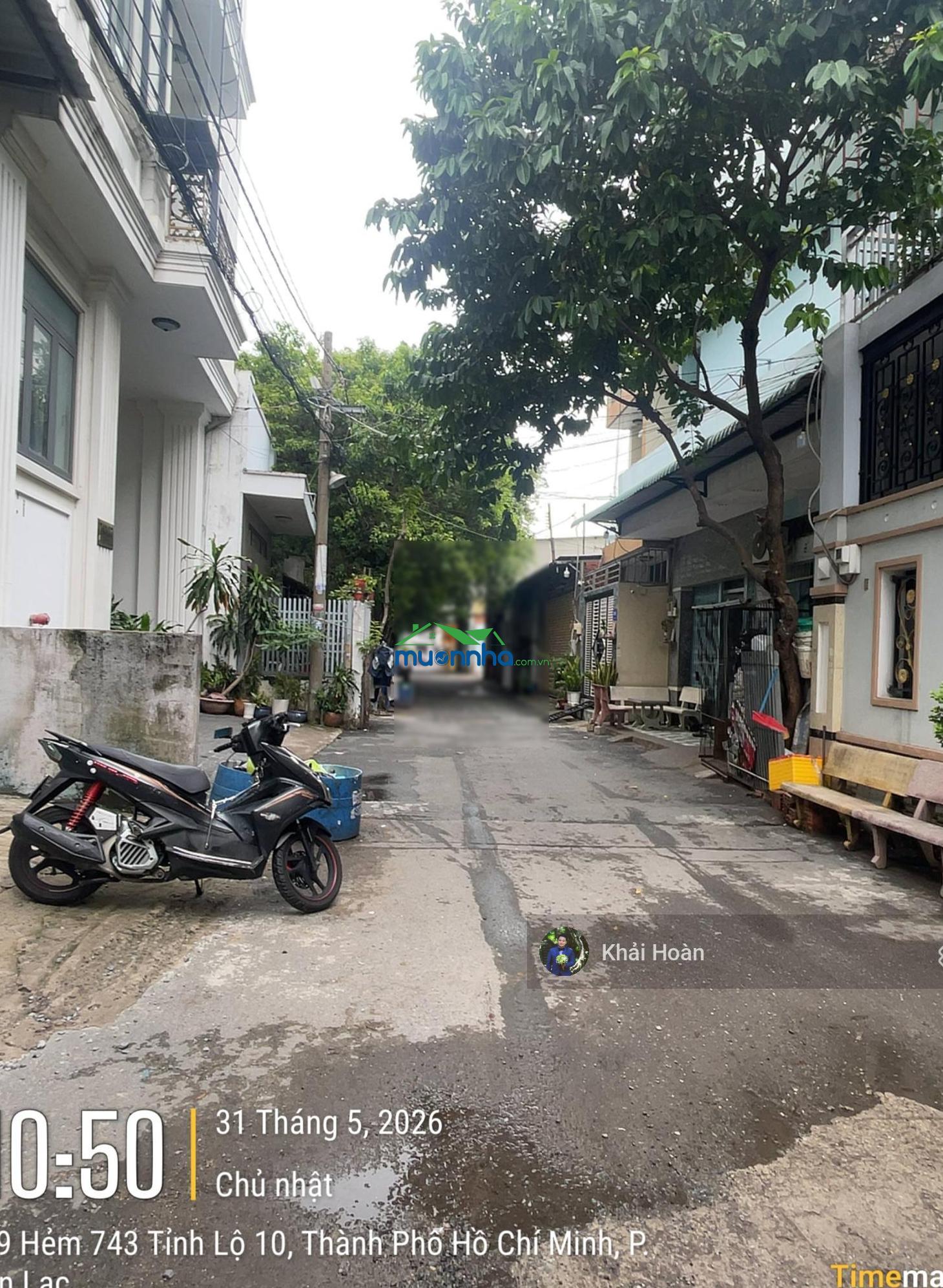 Nhà hẻm xe tải 743/ tỉnh lộ 10 thông đường 29 khu tên lửa, 4 x 22m, 1 trệt 1 lầu, 7.6 tỷ (tl)