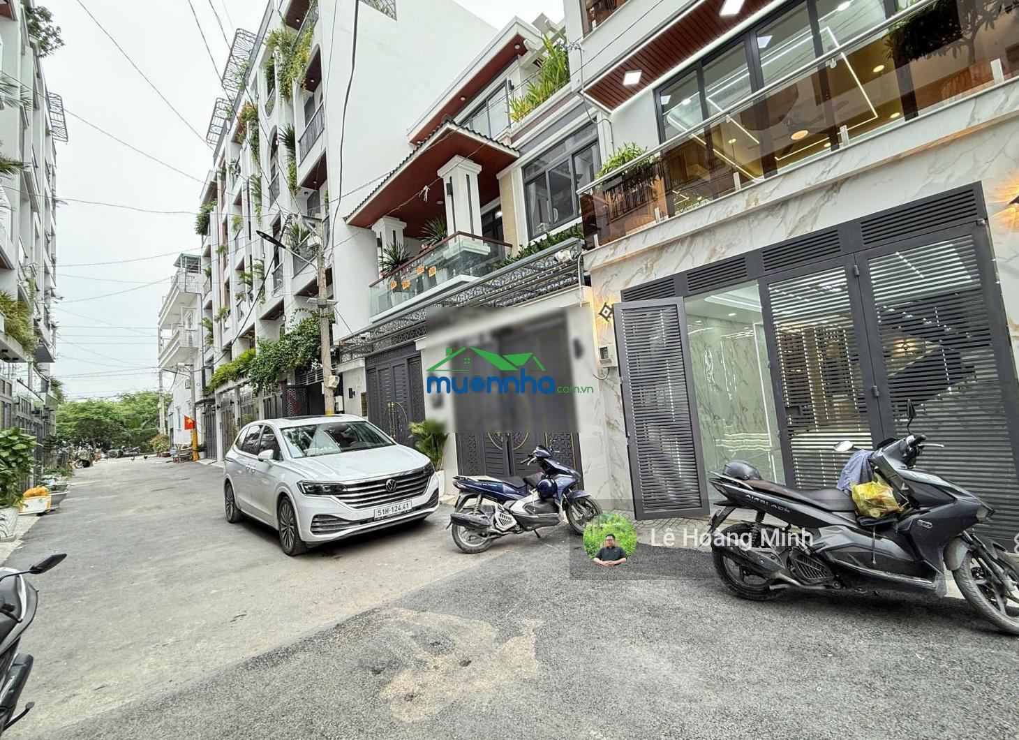 Nhà phố 4m x 14m. xây 4 tầng hẻm nhựa 7m kdc đồng bộ đường thạnh xuân 25