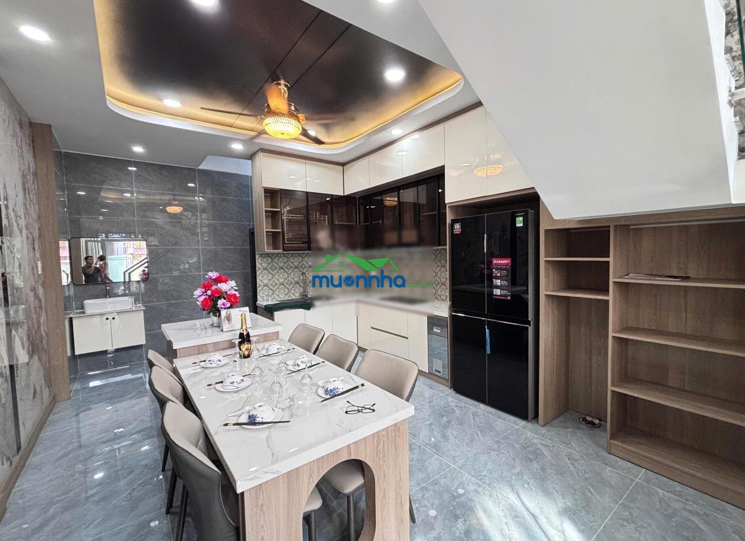 Nhà mới 1trệt 1lửng 2lầu sân thượng đường thạnh xuân 38, phường thới an, ngay trường hoa đỗ quyên - 2