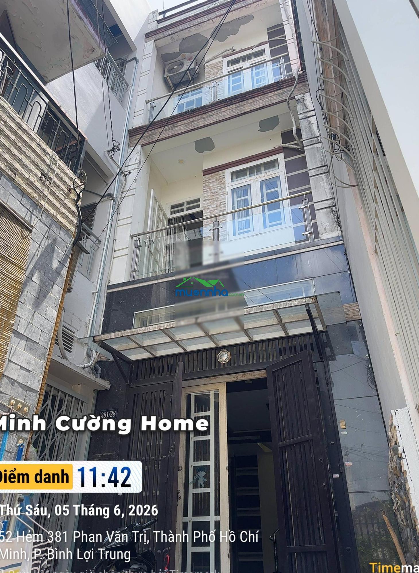 Gần chợ cây thị - 54m² - ngang 6m - 3 tầng - 5phòng - chỉ 7.9 tỷ - 3