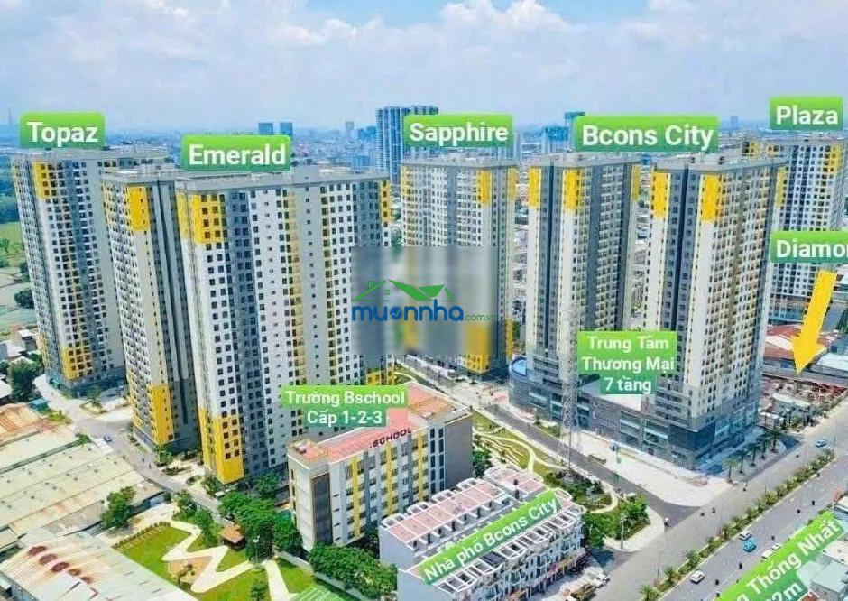 Căn 1pn còn lại duy nhất thuê vào ở ngay view siêu chill tại bcons city chỉ 5tr7/tháng