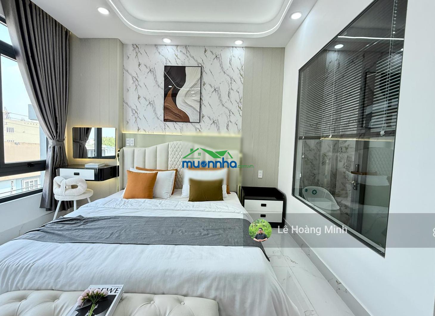 Siêu phẩm 4m x 18m. 4 tầng. có thang máy hẻm nhựa 6m thông 1/ đường thạnh xuân 38