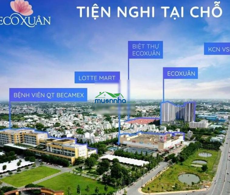 Cho thuê căn góc 3pn 2wc đầy đủ nội thất giá 8tr/tháng. eco xuân ngay lotte. lh 0386 602 *** - 3