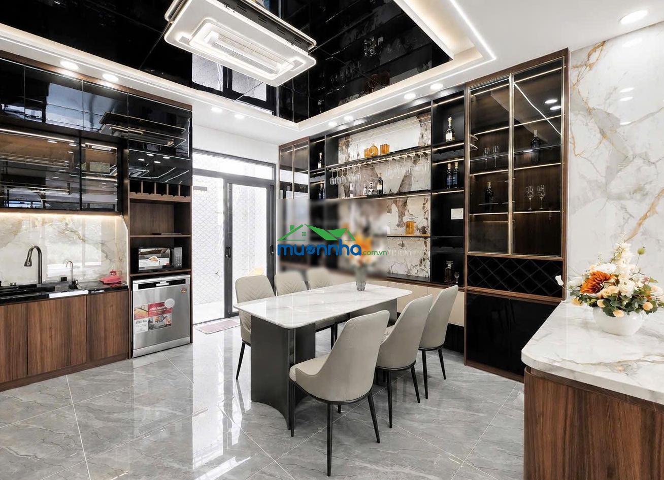 Nhà đẹp đào tông nguyên, gara ô tô, full nội thất - 2