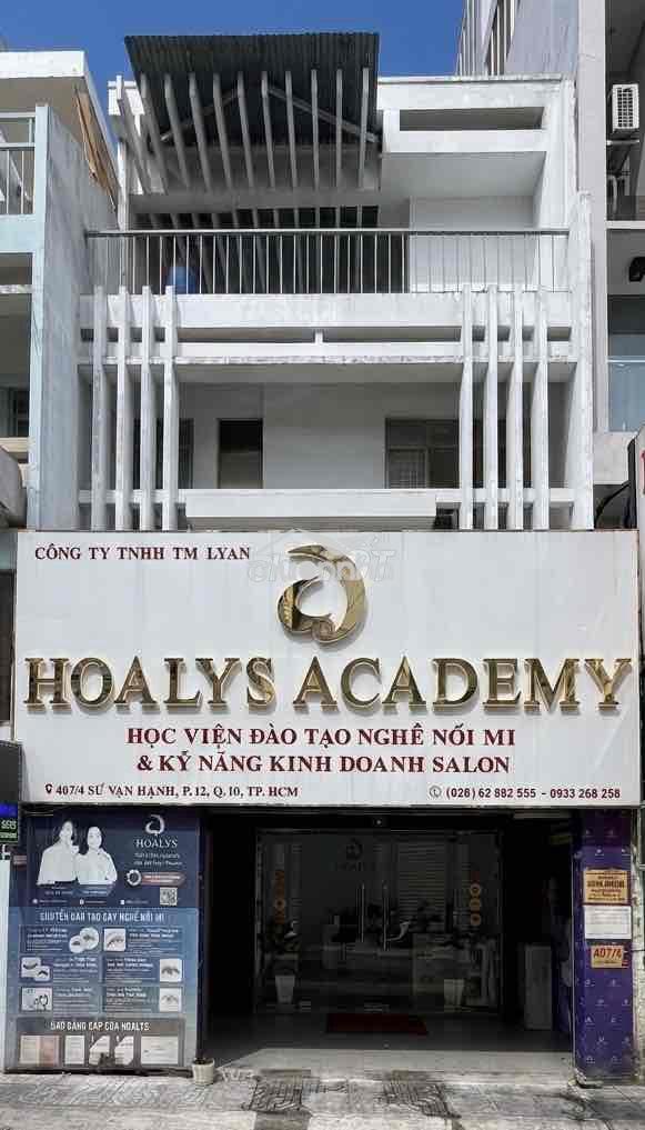 Cho thuê nhà hxh 7m 407/4 sư vạn hạnh, p12, quận 10, dtsd: 400m2