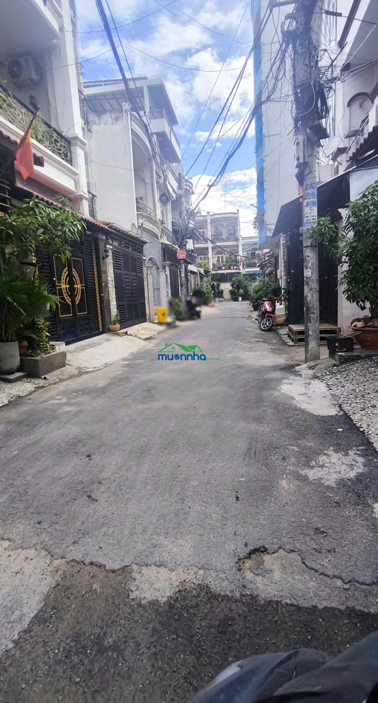 Nhà 3 tầng hẻm xe hơi ngay chợ thạch đà dt: 4.3x20m (cn 86.8m2) chỉ 7.8ty đơn giá cực rẻ 86tr/m2