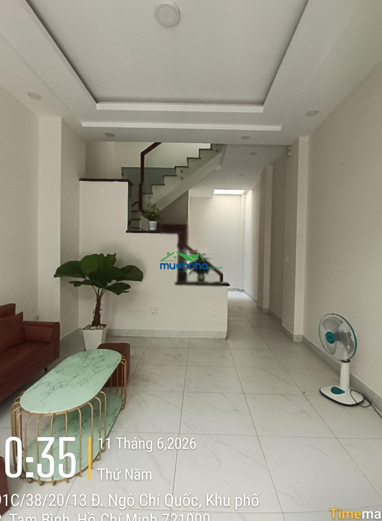 Nhà 3 tầng hẻm xe tải ngô chí quốc, sát vành đai 2, giá 4.8 tỷ sổ hồng riêng - 2