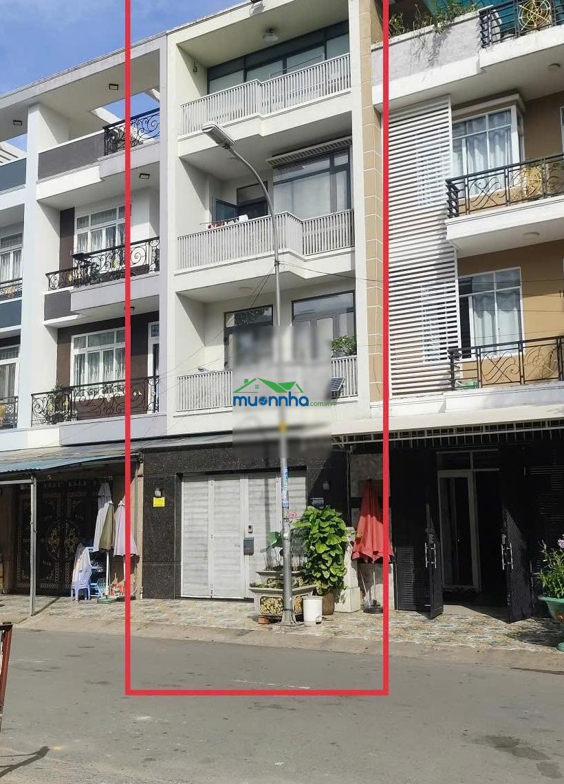 Nhà kdc hai thành bình tân dt: 5x20 xây 4 tầng giá 9.5ty tl