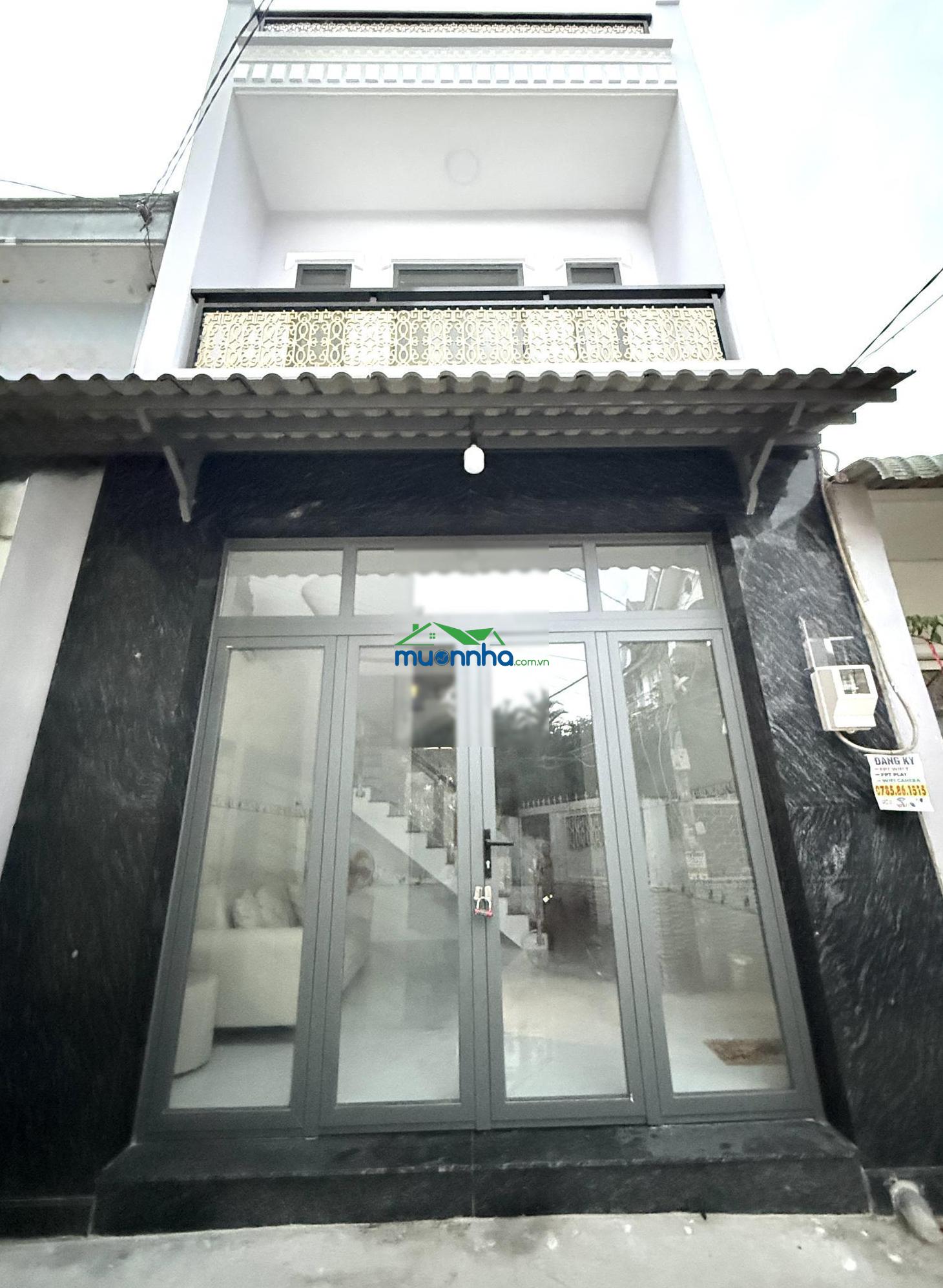 Bán nhà xây mới từ móng mễ cốc quận 8, nở hậu 4.4m x 9.5m, shr, hc đủ 3 tầng, mới đẹp - ở ngay - 3